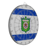 テルアビブ（イスラエル）市旗 ダーツボード (正面左)