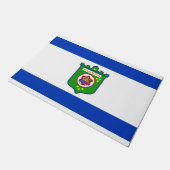 テルアビブ（イスラエル）市旗 ドアマット (アングル)