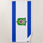 テルアビブ（イスラエル）市旗 ビーチタオル (正面)