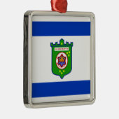 テルアビブ（イスラエル）市旗 メタルオーナメント (右)