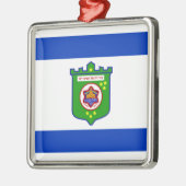 テルアビブ（イスラエル）市旗 メタルオーナメント (左)