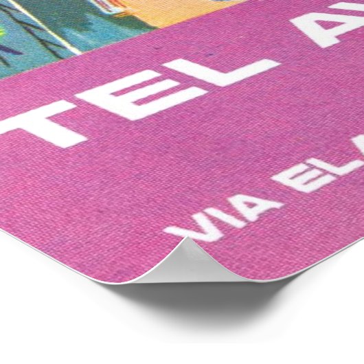 テルアビブ ポスター (角)