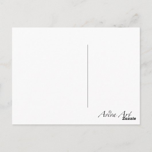 テルアビブ ポストカード (裏面)