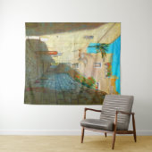 テルアビブ ヤッファ旧市街 イスラエル 旅行 油彩画 タペストリー (インサイチュ(横))