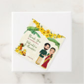 テルグタミルサウスインディアン結婚ズパーソナライズされた フェイバータグ (インサイチュ)