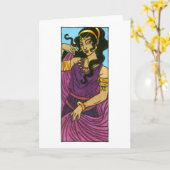 テルプシコア挨拶カード カード (黄色い花)