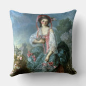 テルプシコラとしてマドモアゼルGuimard、cのポートレート クッション (裏面)