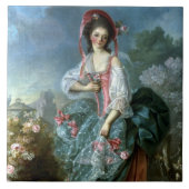 テルプシコラとしてマドモアゼルGuimard、cのポートレート タイル (正面)