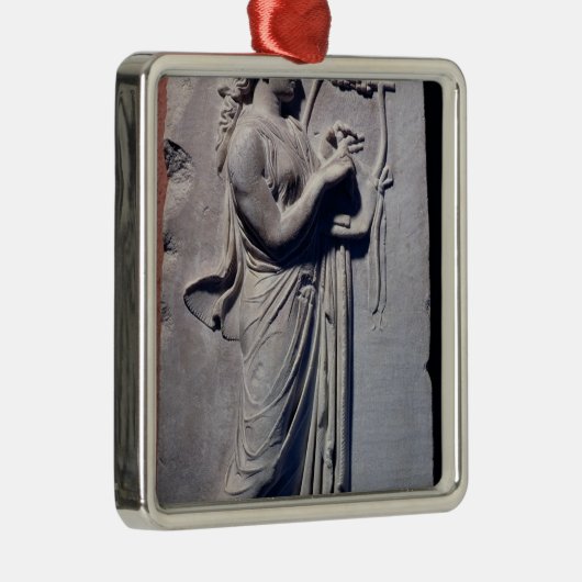 テルプシコラの踊りおよび歌のめい想 メタルオーナメント (右)