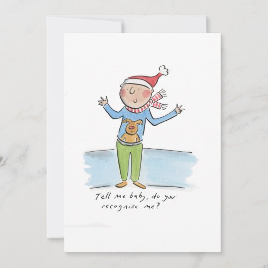 テルミーベイビー 招待状 (正面)