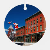 テルユライド休暇クリスマスオーナメント メタルオーナメント (裏面)