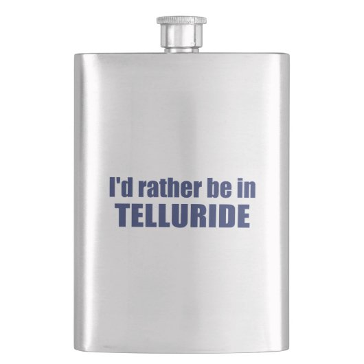 テルライドにいたいな フラスク (正面)