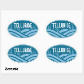 テルリドコロラドアウトドア 楕円形シール (シート)