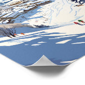 テルリドコロラドウィンタートラベルアートヴィンテージ ポスター (角)