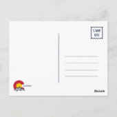 テルリドコロラドスキーマウンテンズウォーターカラー ポストカード (裏面)