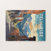 テルリドコロラドトラベルアートヴィンテージ ジグソーパズル (横)