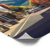 テルリドコロラドトラベルアートヴィンテージ ポスター (角)