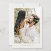 テルリドコロラドマウンテンスキートラベル結婚ズ 招待状 (裏面)