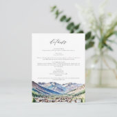 テルリドコロラドマウンテントラベル詳細カード 招待状 (スタンド正面)