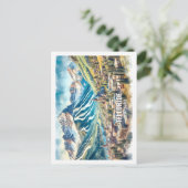 テルリドコロラドUSA有名なプレイスウォーターカラー ポストカード (スタンド正面)