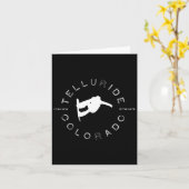 テルリドCoヴィンテージグラフィックレトロスノーボードT カード (黄色い花)