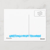 テルルからの挨拶 ポストカード (裏面)