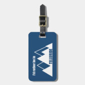 テルル化した山にいるほうがいい ラゲッジタグ (正面縦)