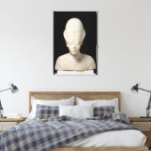 テル・エル・アマルナのアメノフ王のバスト キャンバスプリント (インサイチュ (寝室))