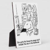 テレお気に入りのビが大騒ぎ。おもしろい フォトプラーク (側面)