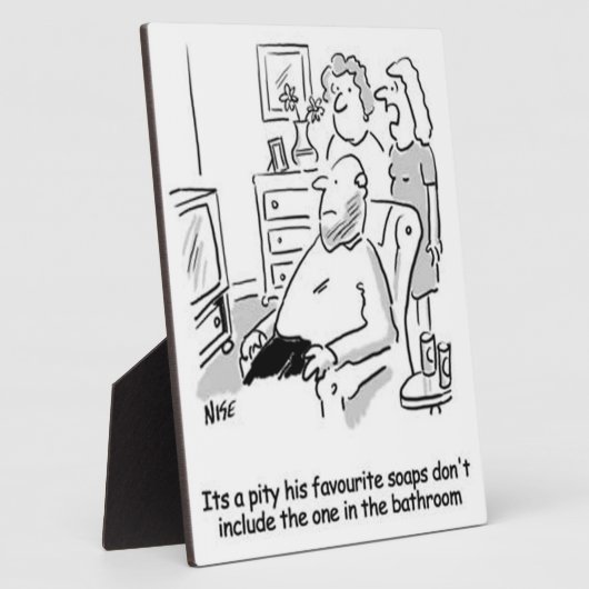 テレお気に入りのビが大騒ぎ。おもしろい フォトプラーク (側面)