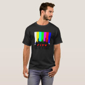 テレカッコいいビ信号の図示ニューヨーク市 Tシャツ (正面フル)