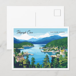 テレグラフコーブバンクーバーカナダトラベル ポストカード