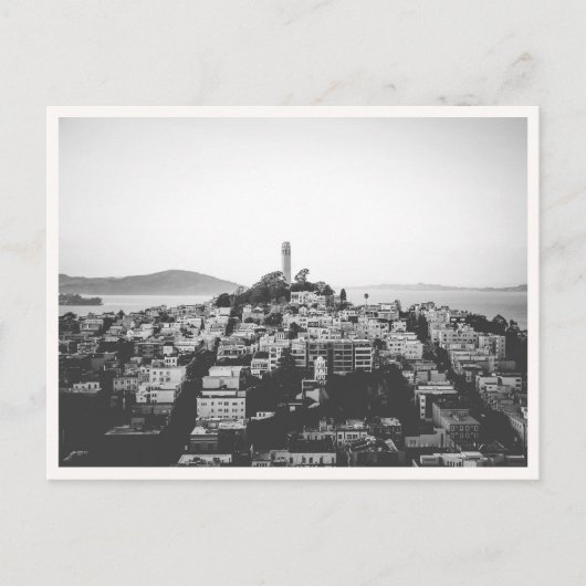 テレグラフヒル サンフランシスコ コイトタワー ポストカード (正面)