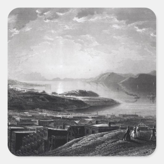 テレグラフ・ヒルからのゴールデンゲート スクエアシール (正面)