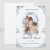 テレグラム「夢のウェディング」 招待状 (正面/裏面)