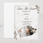 テレグラム「夢のウェディング」 招待状 (正面/裏面)