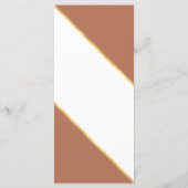 テレコッタゴールドフォイル結婚式 プログラム (裏面)