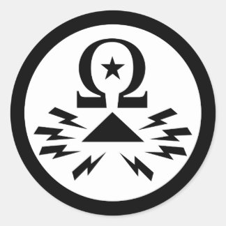 テレコミックスステッカー（大） ラウンドシール