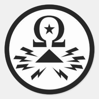 テレコミックスステッカー（小） ラウンドシール