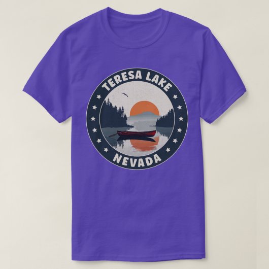 テレサレイクネバダサンセット Tシャツ (デザイン正面)