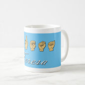 テレサASLのマグ コーヒーマグカップ (正面右)