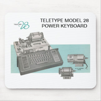 テレタイプモデル28キーボードのマウスパッド マウスパッド