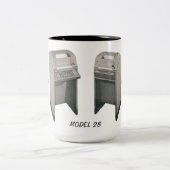 テレタイプモデル28マグ ツートーンマグカップ (中央)