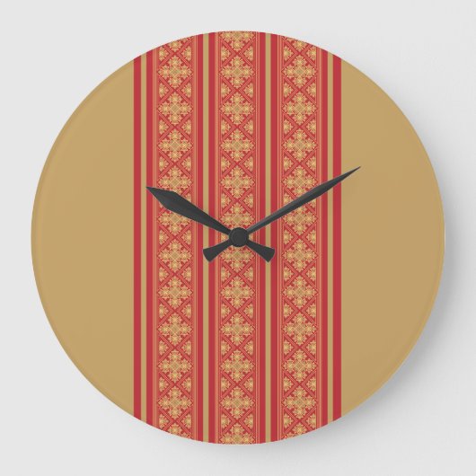 テレットクロスペンダント ラージ壁時計 (正面)