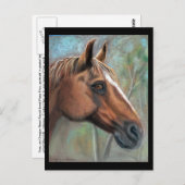 テレパステルポートレートポストカード ポストカード (正面/裏面)