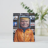 テレビおもしろいに出てこないトランプ ポストカード (スタンド正面)
