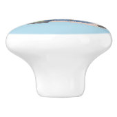 テレビおもしろいアニメを見ているサメ セラミックノブ (側面)