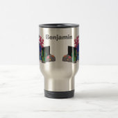 テレビおもしろいアニメを見ているサメ トラベルマグ (中央)