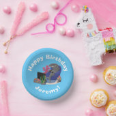 テレビおもしろいアニメを見ているサメ ペーパーボウル (パーティー)