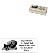 テレビおもしろいアニメを見ているサメ ラバースタンプ (押印)